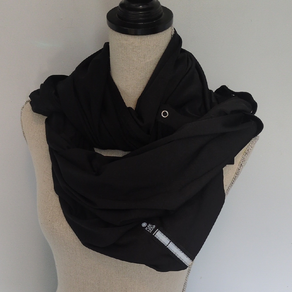 Pure Energy Black Women's Infinity Scarf